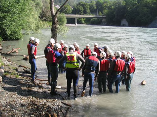 Das erste mal im bitterkalten nass...