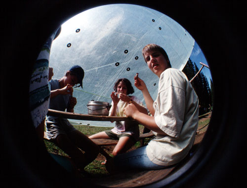 Fisheye-im-Esszelt